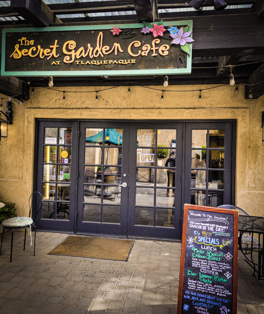 The Secret Garden Cafe is a must stop.