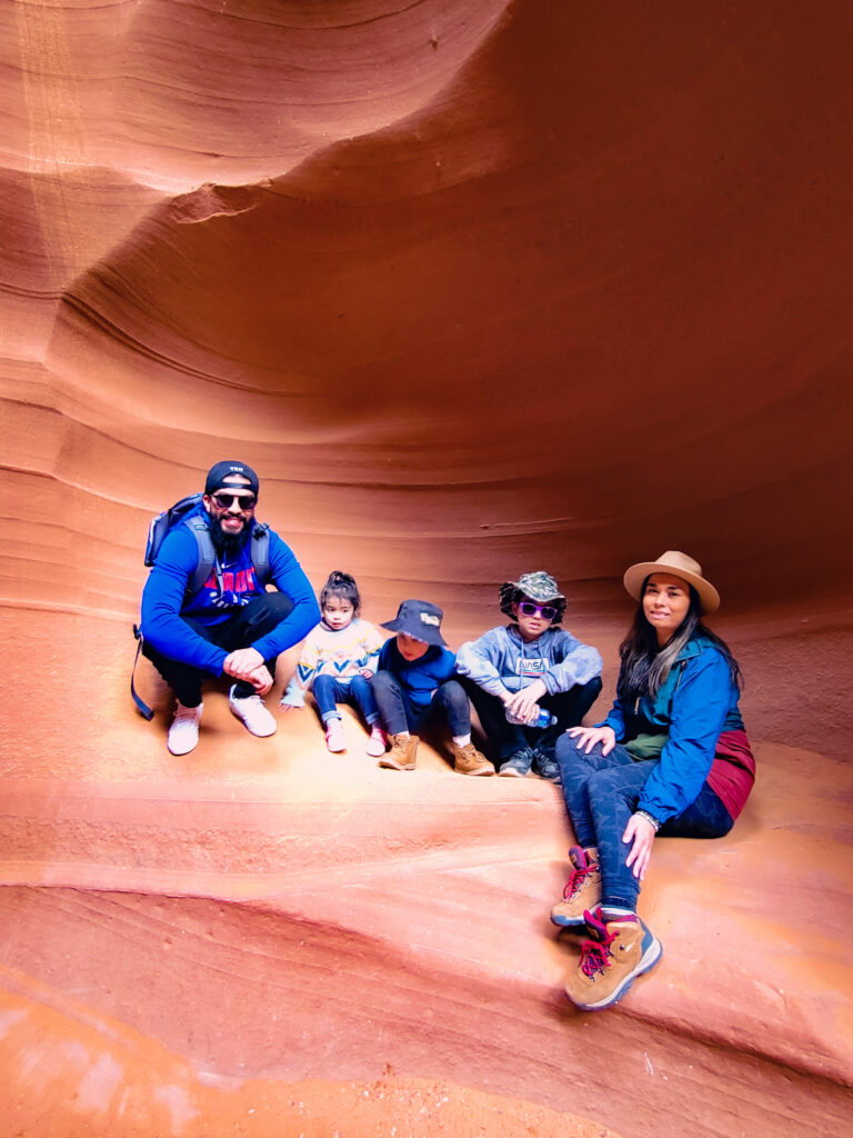 Our kids enjoyed our tour of Antelope Canyon. 