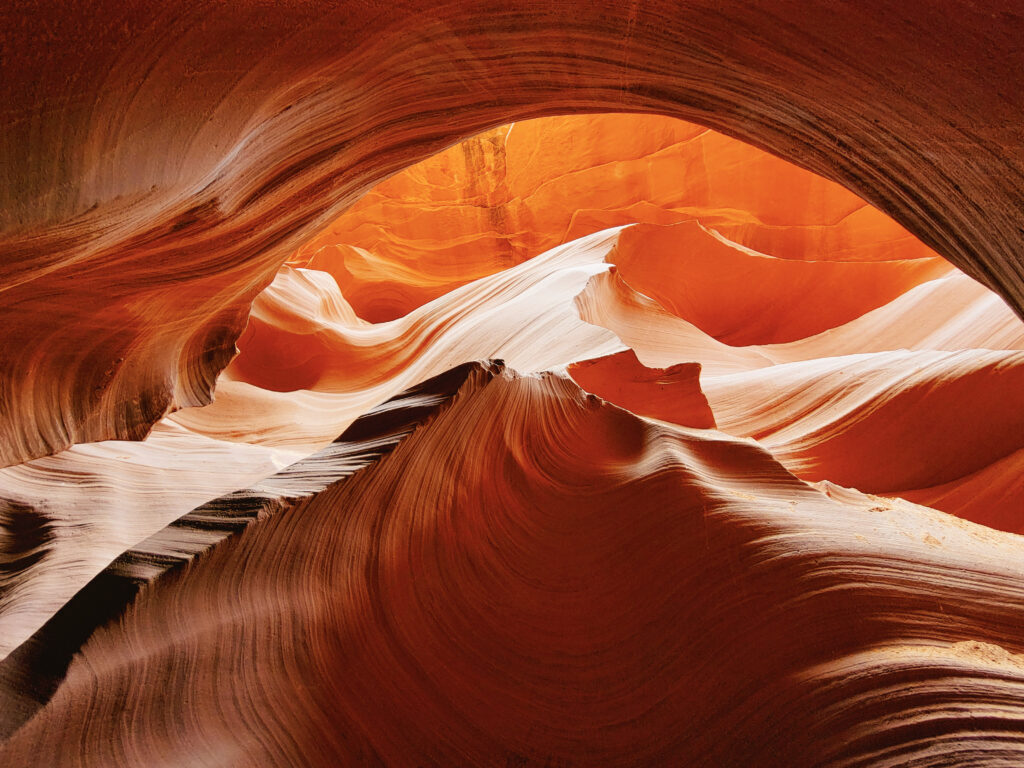 One of my favorite pictures we took from Antelope Canyon.