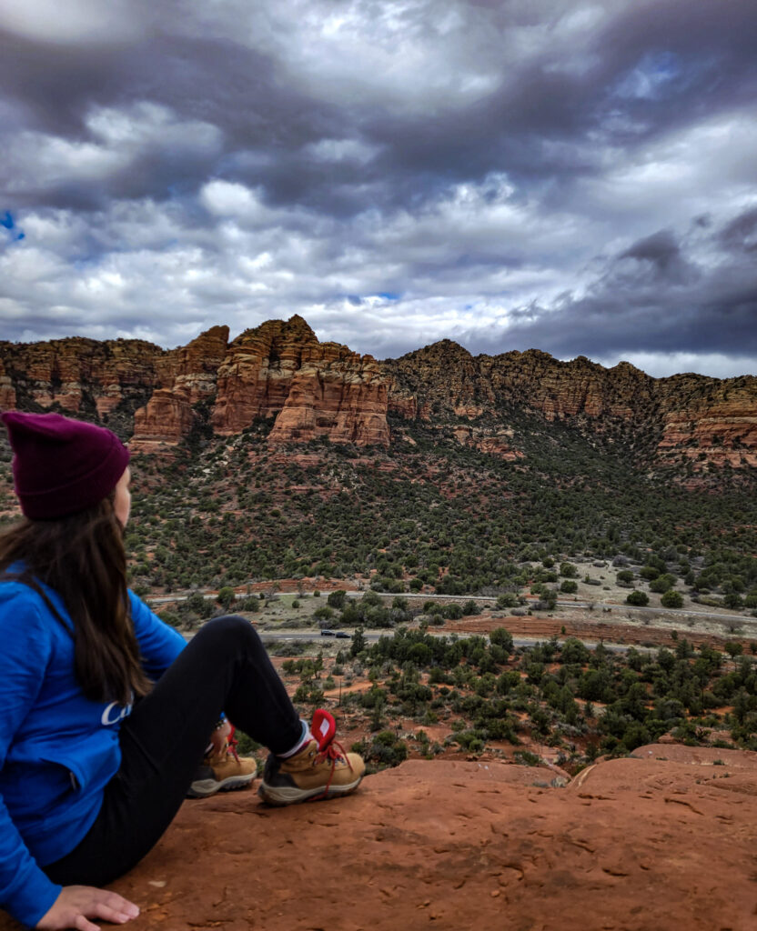 Our first hike in Sedona: Bell Rock. 